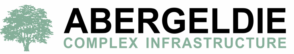 Logo of Birch Tree Complex Infrastructure featuring a stylized green tree on the left and the text "BIRCH TREE COMPLEX INFRASTRUCTURE" in green on a transparent background.